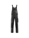Pantaloni cu pieptar, cu buzunare multifuncționale, 270 g/mp, Prisma Grey
