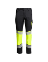 Pantaloni de lucru reflectorizanți, stretch, 100% poliester, 260 g/mp, Primo HV Yellow