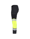 Pantaloni de lucru reflectorizanți, stretch, 100% poliester, 260 g/mp, Primo HV Yellow