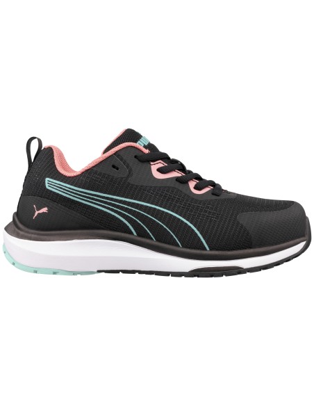 Pantofi de protectie de dama, Puma Celerity Knit Blue/Coral