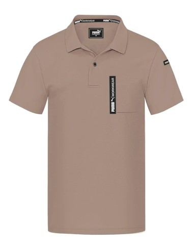 Tricou polo Puma Workwear Advanced, Brown,...