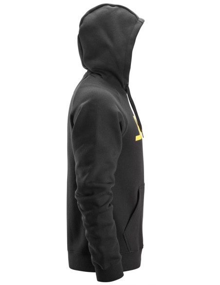 Hanorac pentru bărbați, cu logo, 80% bumbac, 20% poliester, Snickers Workwear, 2899, Black