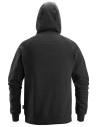 Hanorac pentru bărbați, cu logo, 80% bumbac, 20% poliester, Snickers Workwear, 2899, Black
