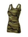 Maiou de damă cu bretele late, bumbac 95%, Camo Triumph 180 g/mp,