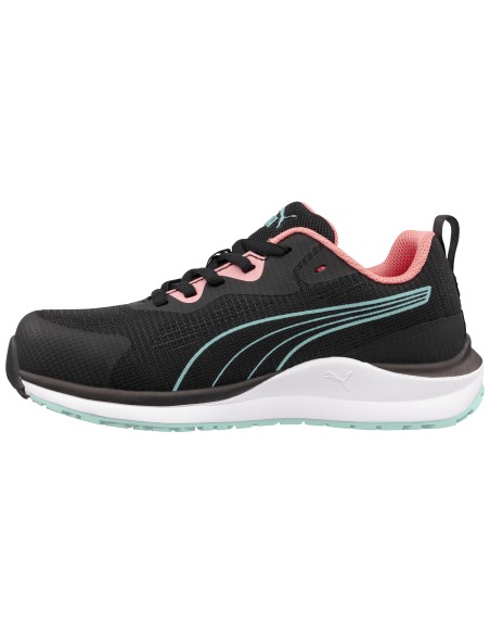Pantofi de protectie de dama, Puma Celerity Knit Blue/Coral