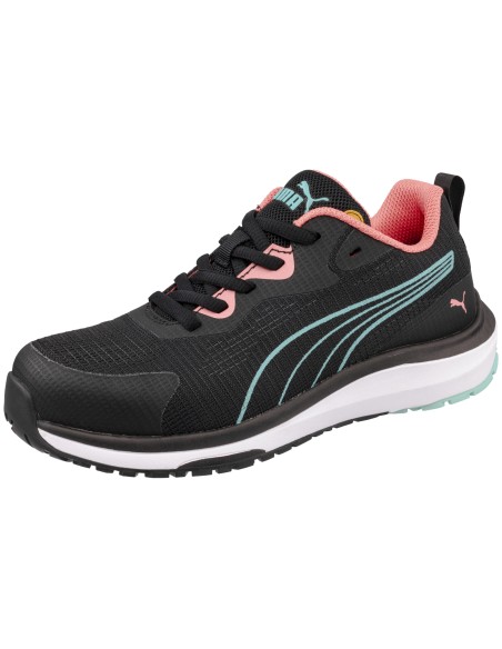 Pantofi de protectie de dama, Puma Celerity Knit Blue/Coral