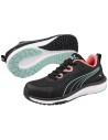 Pantofi de protecție de damă, antiderapanți, Puma Celerity Knit Blue/Coral S1PS, ESD, FO, HRO, SR