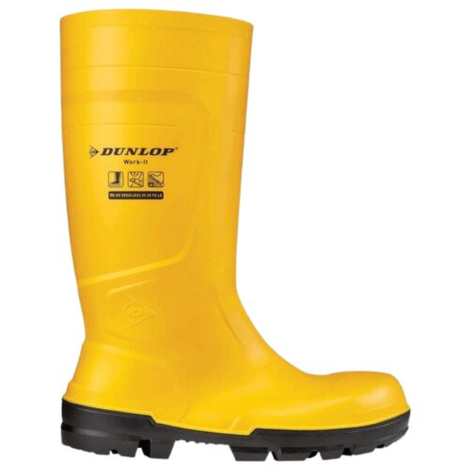 Cizme de protecție cu bombeu și talpă rezistentă la uleiuri, DUNLOP WORK-IT S5