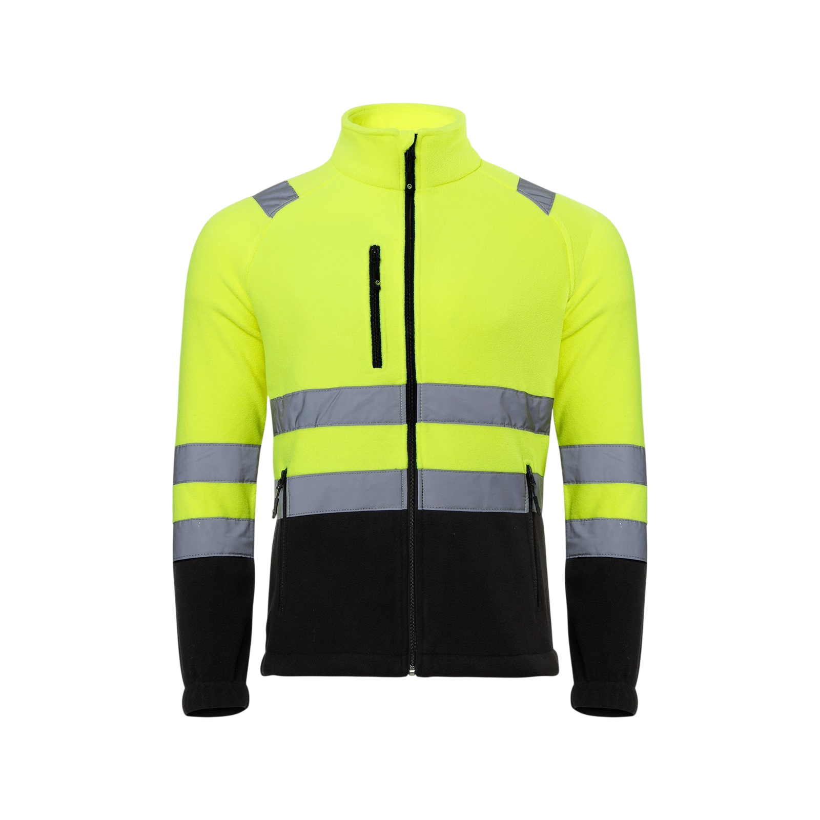 Jachetă din fleece reflectorizantă, galben neon, Prisma HV Yellow
