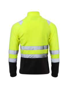 Jachetă din fleece reflectorizantă, galben neon, Prisma HV Yellow 2