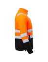 Jachetă din fleece reflectorizantă, portocaliu neon, Prisma HV Orange