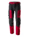 Pantaloni de lucru stretch, Snickers Workwear, AllroundWork, 6318, Chili Red/Black