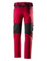 Pantaloni de lucru stretch, Snickers Workwear, AllroundWork, 6318, Chili Red/Black