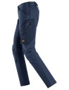 Pantaloni de lucru, 4-way stretch, fără buzunare pt genunchiere, Snickers Workwear, FlexiWork, 6873, Navy/Navy