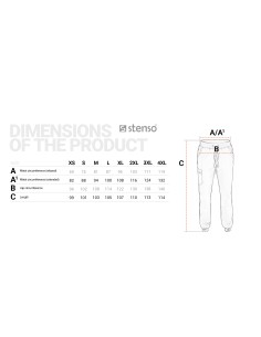 Pantaloni medicali flexibili, unisex, Nobby White, 94%... 2