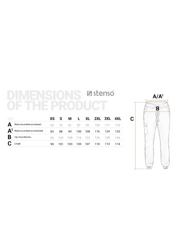 Pantaloni medicali flexibili, unisex, Nobby...