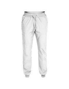 Pantaloni medicali flexibili, unisex, Nobby White, 94%...