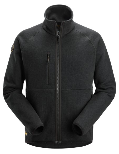 Jachetă din fleece, Full Zip, Polartec Thermal Pro, Snickers Workwear, AllroundWork, 8020, Black