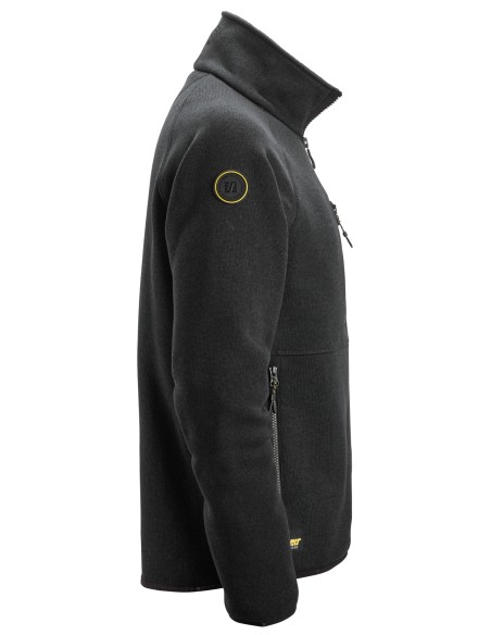 Jachetă din fleece, Full Zip, Polartec Thermal Pro, Snickers Workwear, AllroundWork, 8020, Black