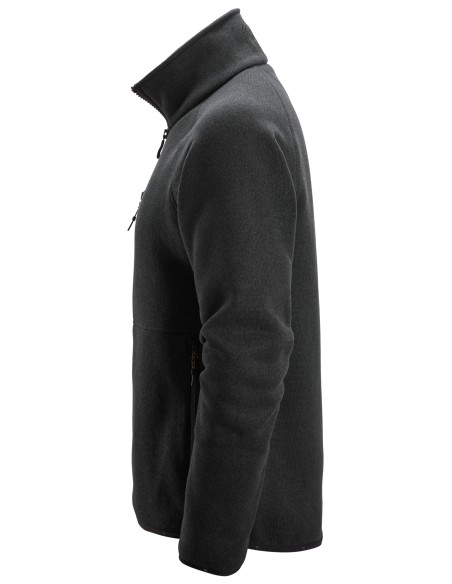 Jachetă din fleece, Full Zip, Polartec Thermal Pro, Snickers Workwear, AllroundWork, 8020, Black