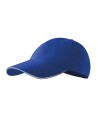 Șapcă reglabilă unisex, 100% bumbac, 340 g/mp, Sandwich 6P