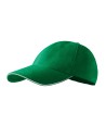 Șapcă reglabilă unisex, 100% bumbac, 340 g/mp, Sandwich 6P