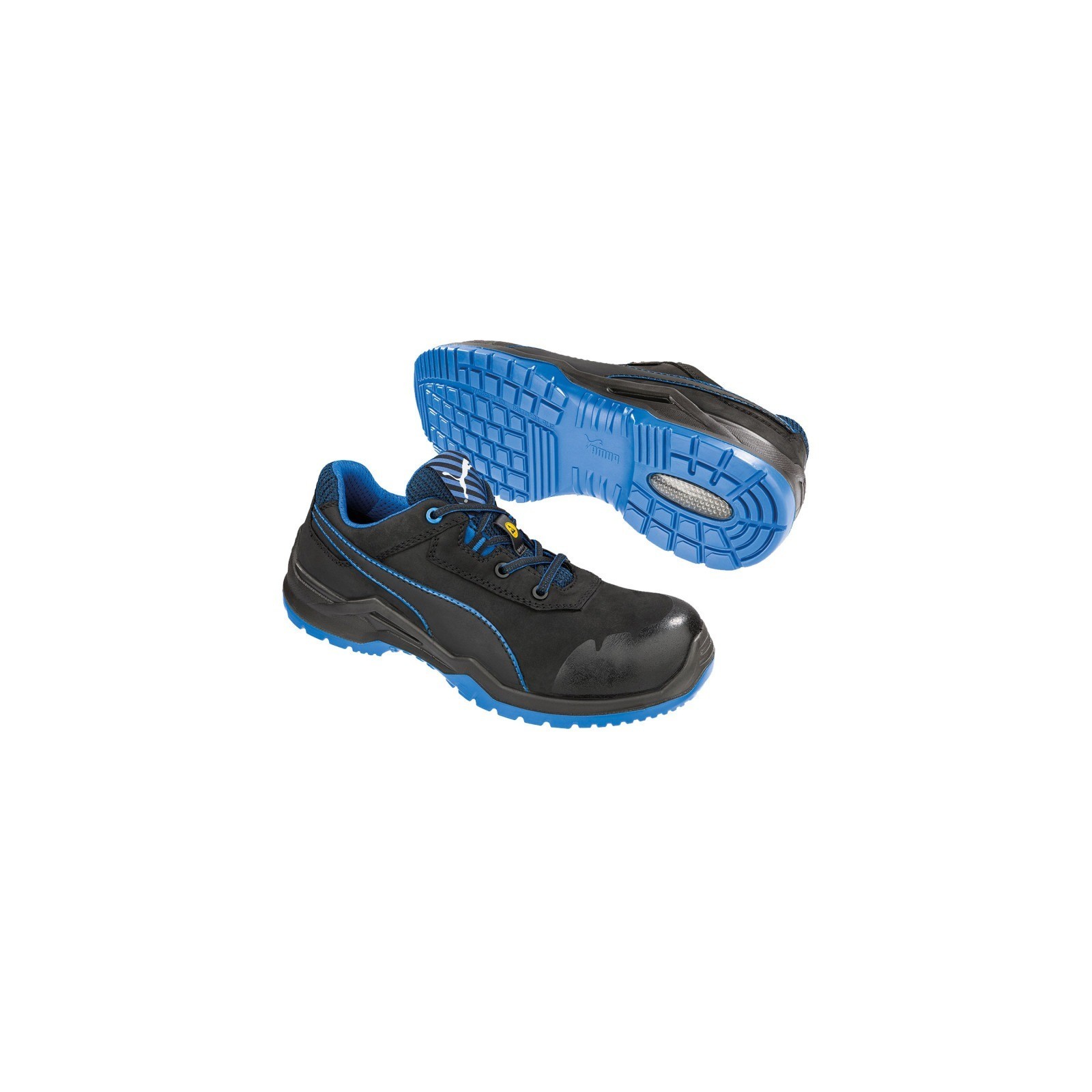 Pantofi de protecție cu amortizare extremă, Puma Argon Blue Low