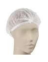 Capelină de unică folosință din polipropilenă, cu elastic (set 100 bucăți)