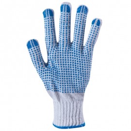 Mănuși de protecție din bumbac / poliester, aplicații din PVC, Plover
