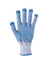 Mănuși de protecție din bumbac / poliester, aplicații din PVC, Plover