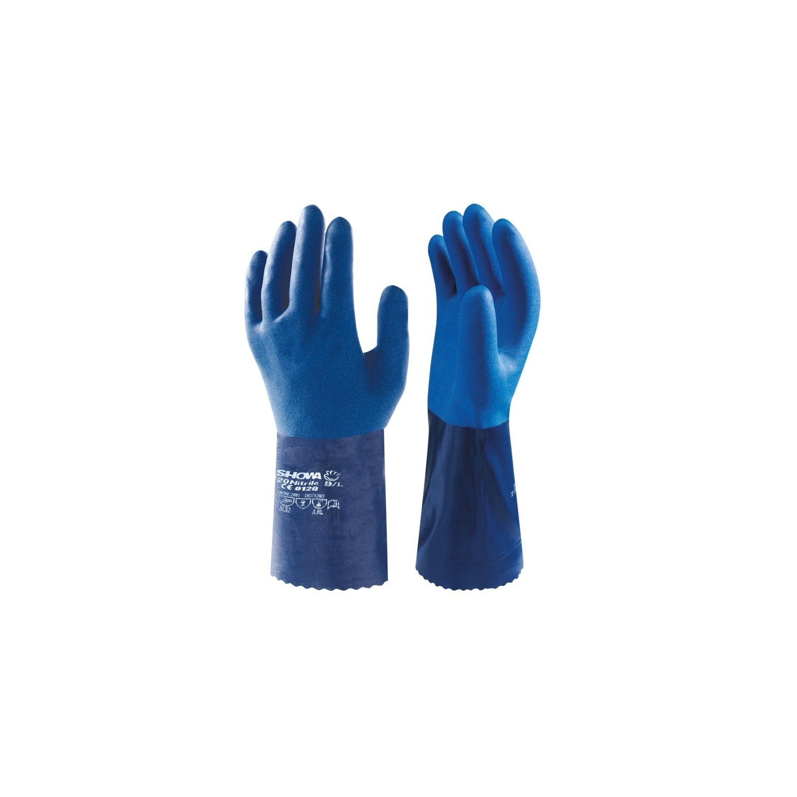 Mănuși de protecție chimică, rezistente la abraziune, Showa 720 R