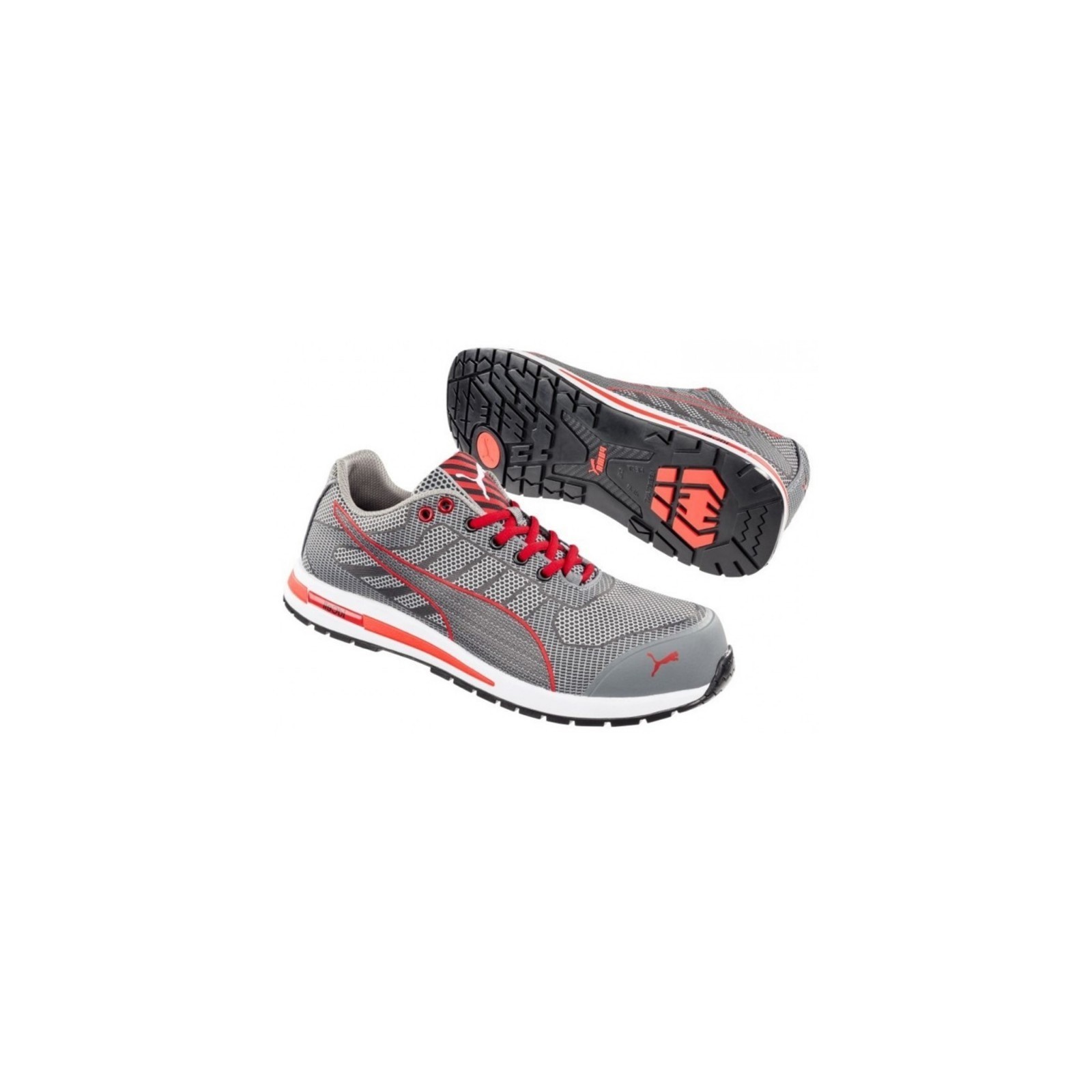 Pantofi de protecție cu bombeu și lamelă nemetalice, PUMA Xelerate Knit Low S1P