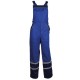 Pantaloni cu pieptar de vară, detalii reflectorizante, 240 g/mp, Collins Blue