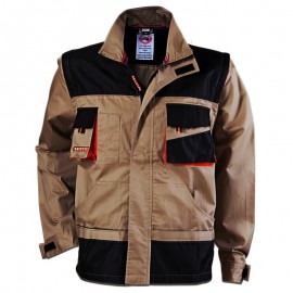 Jachetă de lucru multifuncțională, 2 în 1, din bumbac, 185 g/mp, Summer Emerton