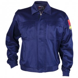 Jachetă de lucru antistatică, ignifugă, 100% bumbac, 345 g/mp, Coen