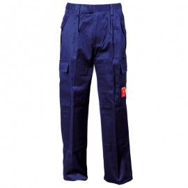 Pantaloni de lucru antistatici, ignifugi, 100% bumbac, 345 g/mp, Coen