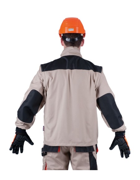 Jachetă de lucru multifuncțională, 2 în 1, din bumbac, 185 g/mp, Summer Emerton