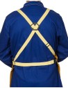 Șorț pentru sudură, din șpalt de vită, cusături Kevlar, Weldas Golden Brown
