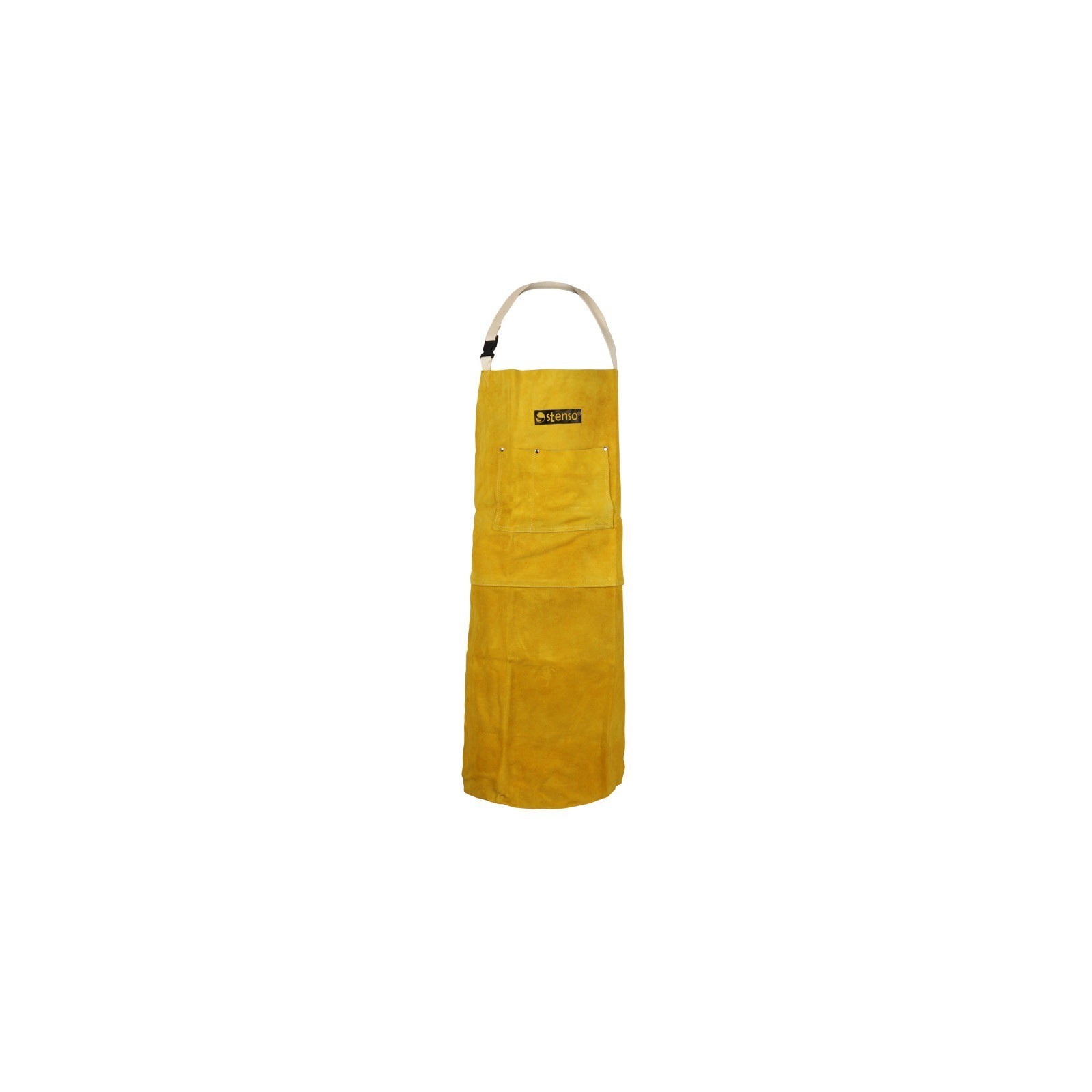 Șorț pentru sudură din piele, cu buzunar frontal, Zava Pro Apron