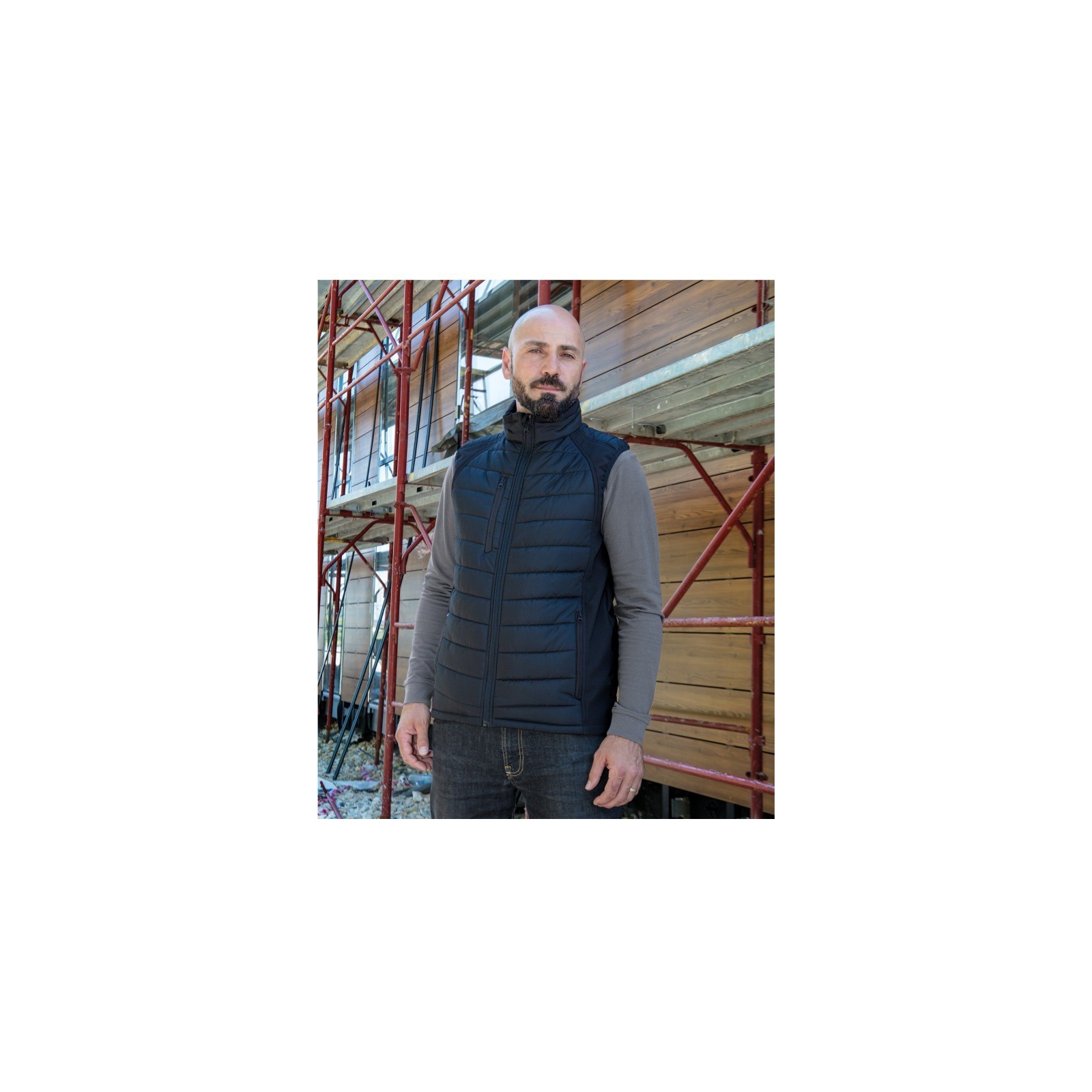 Vestă de lucru căptușită, din 100% poliester, Spark Pro