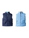 Vestă căptușită de damă, reversibilă, poliester / fleece, Roseville