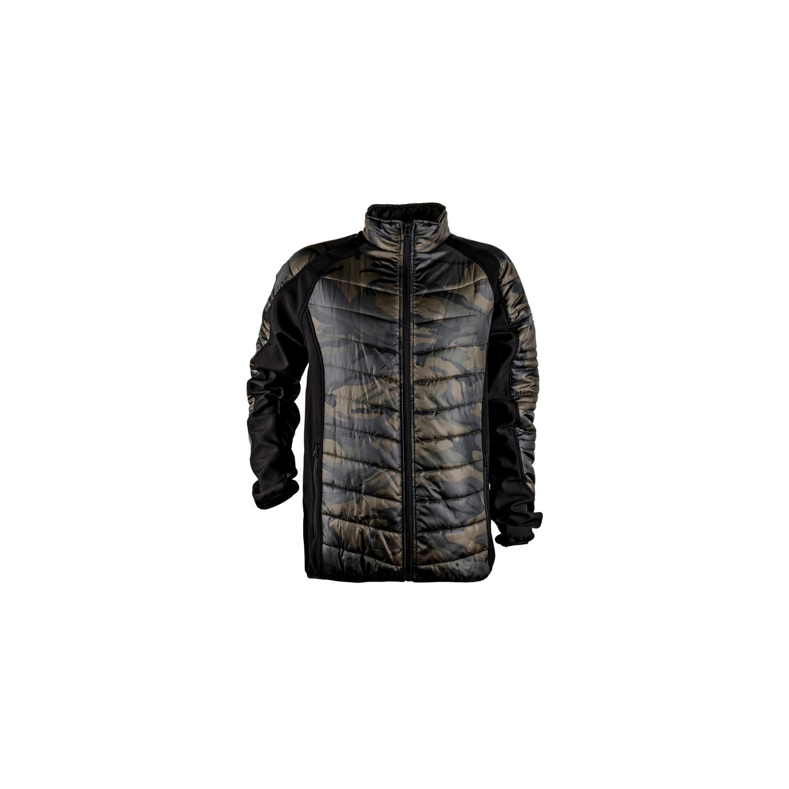 Geacă de iarnă matlasată softshell, poliester 100%, Spark Pro Camouflage