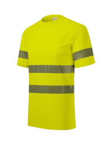 Tricou reflectorizant unisex, poliester 100%, 150 g/mp, HV DRY