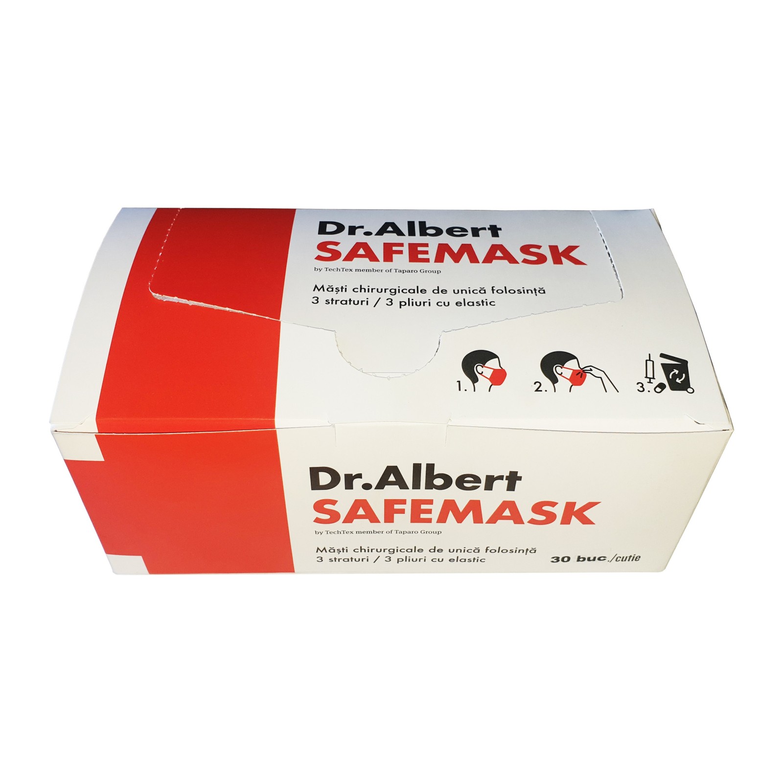 Mască de protecție medicală / chirurgicală, 3 straturi