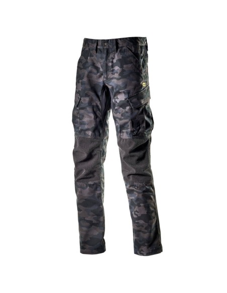 Pantaloni de lucru în stil camuflaj, țesătură ripstop, Diadora Cargo Camo