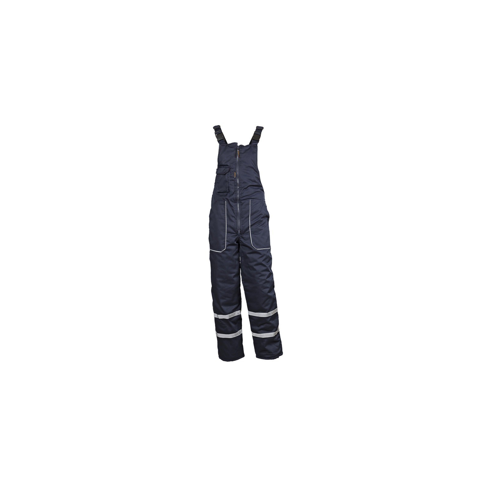 Pantaloni cu pieptar de lucru, pentru iarnă, 240 g/mp, Collins Bibpants