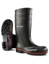 Cizme de protecție chimică cu bombeu metalic, Dunlop Acifort S5 SRA