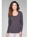 Tricou de damă cu mânecă lungă, 95% bumbac, 160 g/mp, Brave