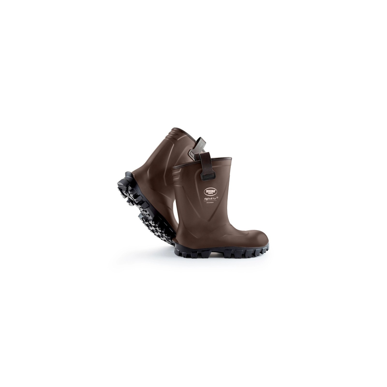 Cizme de protecție îmblănite, anti-derapante, Bekina RigliteX SolidGrip, S5