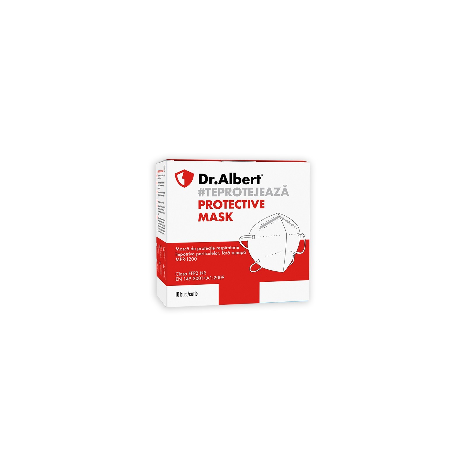 Dr.Albert Protective Mask FFP2 - semimască de protecție - set 10 buc